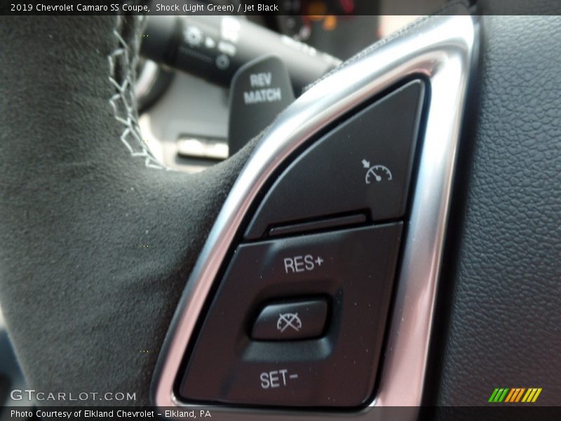 Shock (Light Green) / Jet Black 2019 Chevrolet Camaro SS Coupe