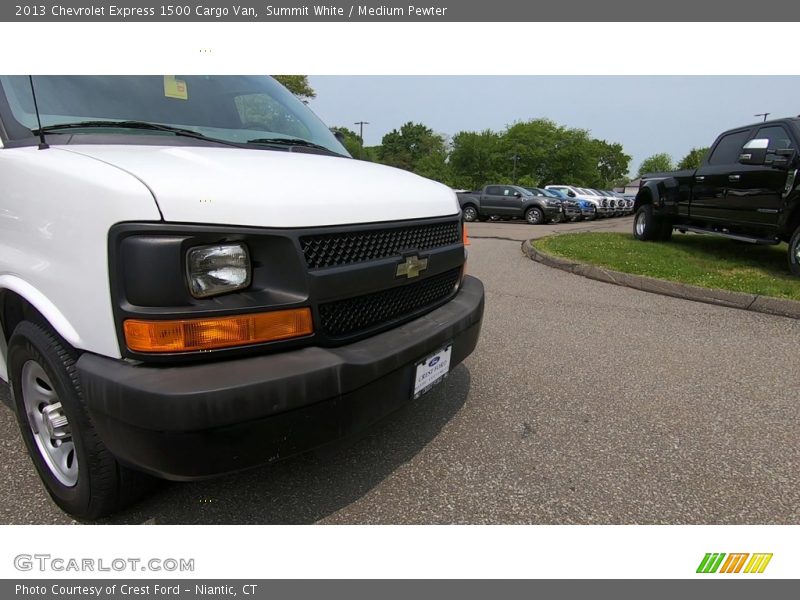 Summit White / Medium Pewter 2013 Chevrolet Express 1500 Cargo Van