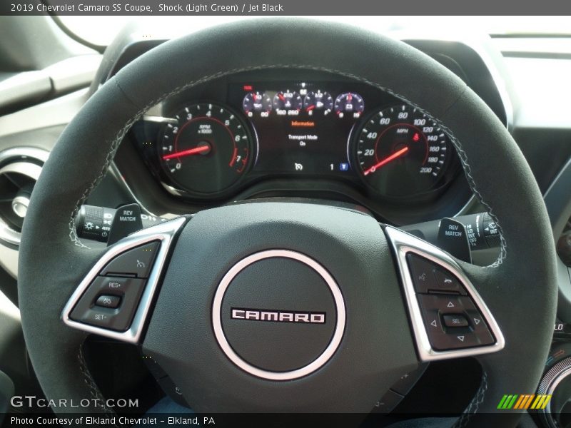 Shock (Light Green) / Jet Black 2019 Chevrolet Camaro SS Coupe