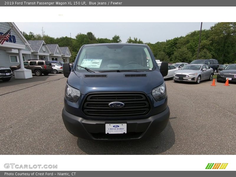 Blue Jeans / Pewter 2019 Ford Transit Passenger Wagon XL 150 LR