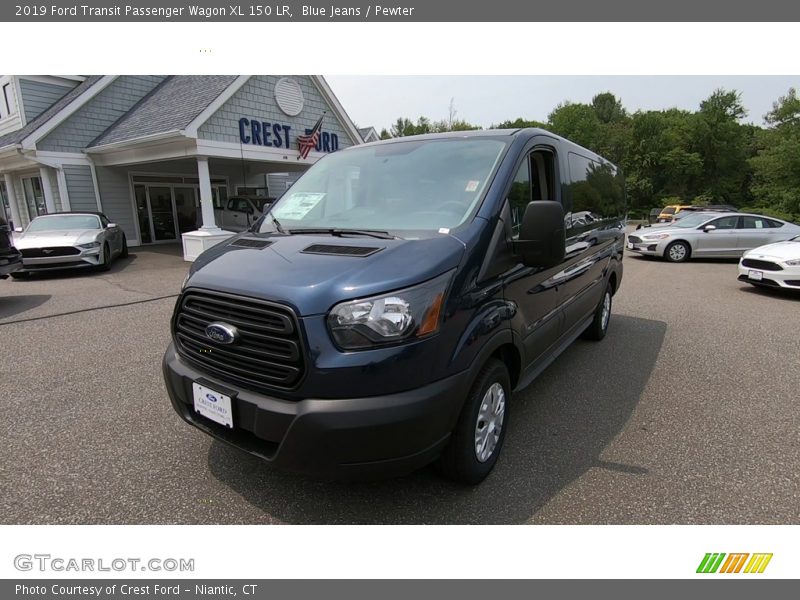 Blue Jeans / Pewter 2019 Ford Transit Passenger Wagon XL 150 LR