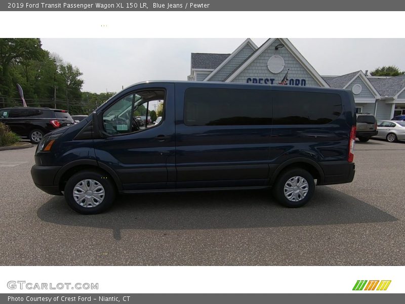 Blue Jeans / Pewter 2019 Ford Transit Passenger Wagon XL 150 LR