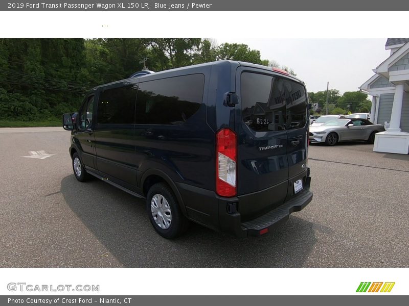 Blue Jeans / Pewter 2019 Ford Transit Passenger Wagon XL 150 LR