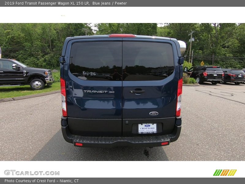 Blue Jeans / Pewter 2019 Ford Transit Passenger Wagon XL 150 LR