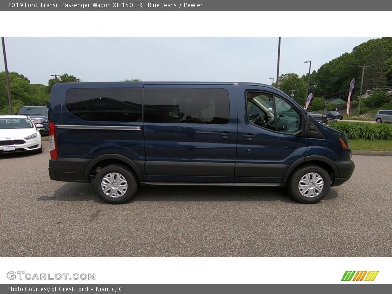 Blue Jeans / Pewter 2019 Ford Transit Passenger Wagon XL 150 LR