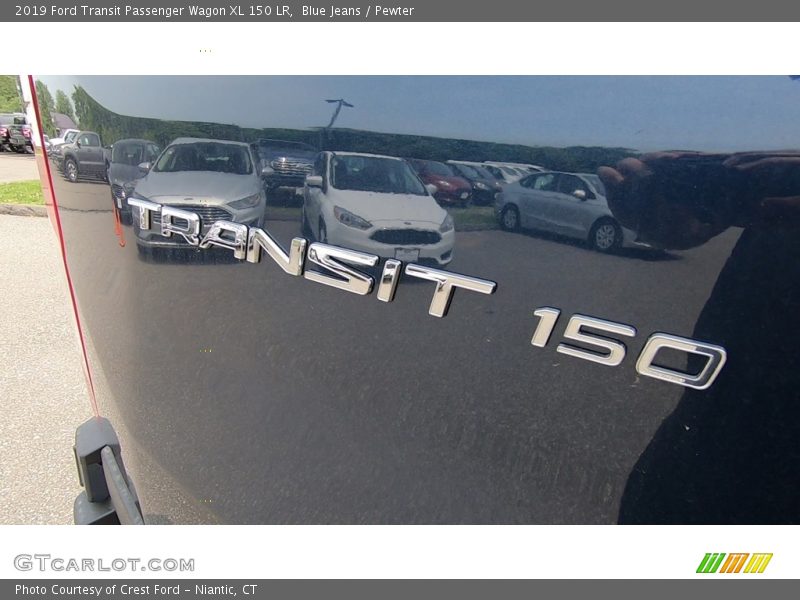 Blue Jeans / Pewter 2019 Ford Transit Passenger Wagon XL 150 LR
