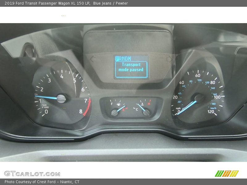 Blue Jeans / Pewter 2019 Ford Transit Passenger Wagon XL 150 LR