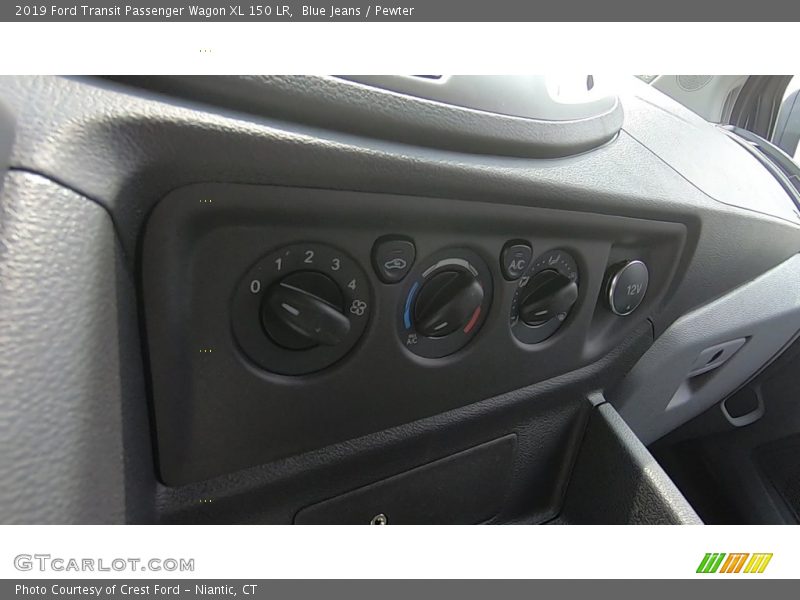 Blue Jeans / Pewter 2019 Ford Transit Passenger Wagon XL 150 LR