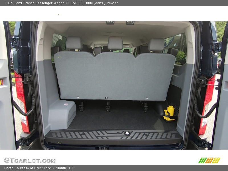 Blue Jeans / Pewter 2019 Ford Transit Passenger Wagon XL 150 LR