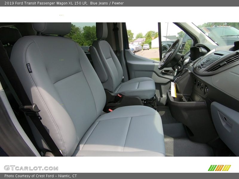 Blue Jeans / Pewter 2019 Ford Transit Passenger Wagon XL 150 LR