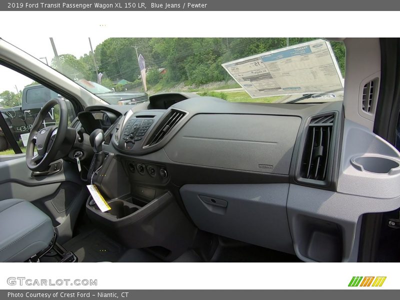 Blue Jeans / Pewter 2019 Ford Transit Passenger Wagon XL 150 LR