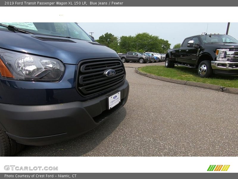 Blue Jeans / Pewter 2019 Ford Transit Passenger Wagon XL 150 LR