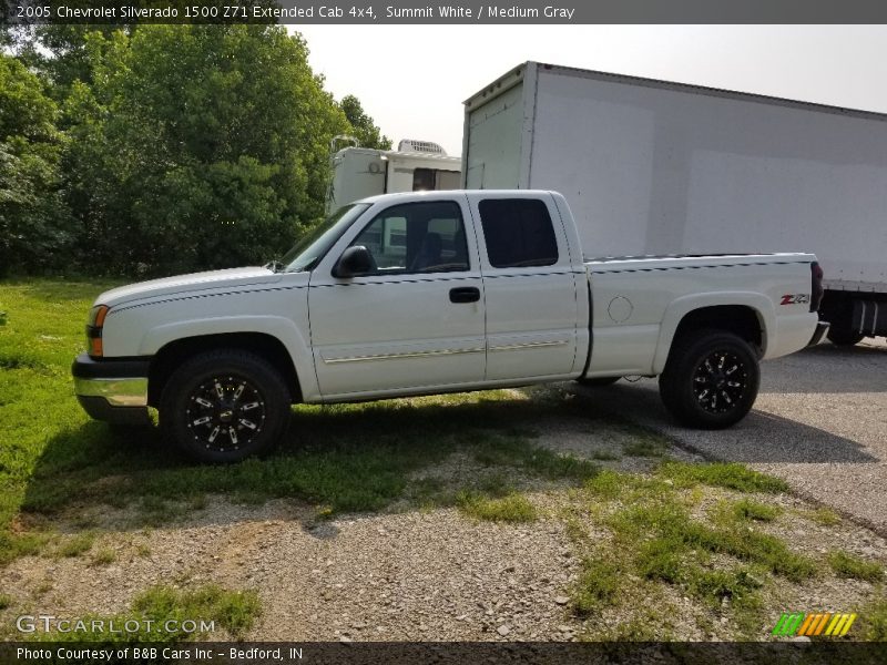 Summit White / Medium Gray 2005 Chevrolet Silverado 1500 Z71 Extended Cab 4x4