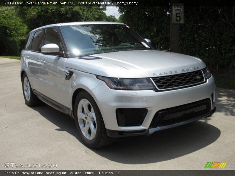Indus Silver Metallic / Ebony/Ebony 2019 Land Rover Range Rover Sport HSE