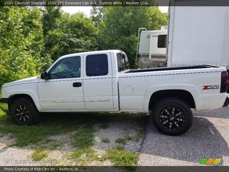 Summit White / Medium Gray 2005 Chevrolet Silverado 1500 Z71 Extended Cab 4x4