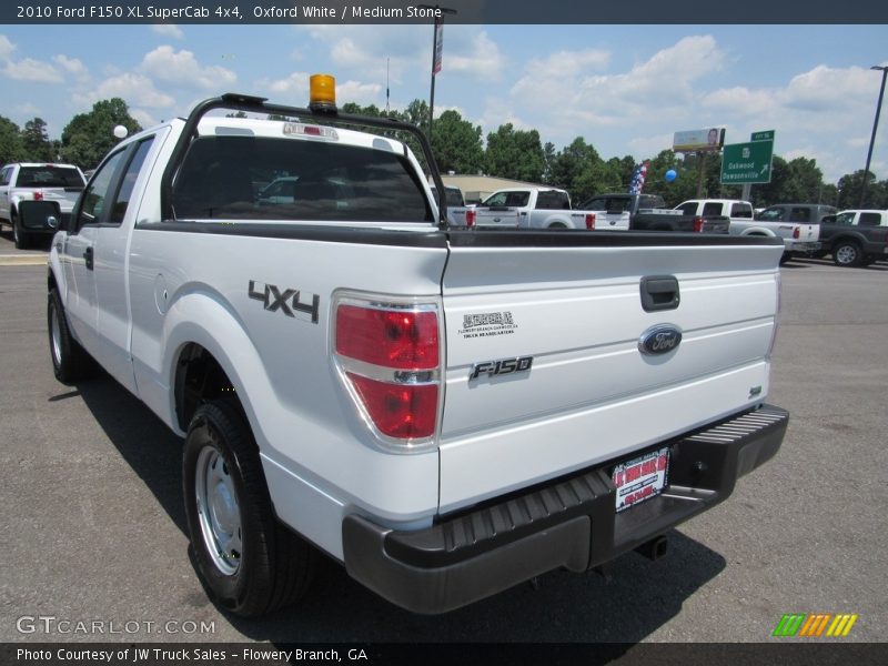 Oxford White / Medium Stone 2010 Ford F150 XL SuperCab 4x4