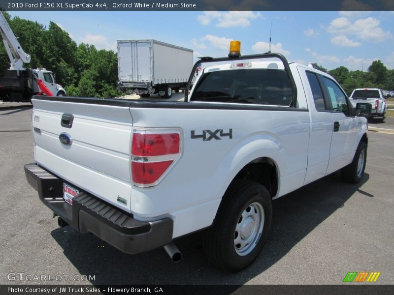 Oxford White / Medium Stone 2010 Ford F150 XL SuperCab 4x4
