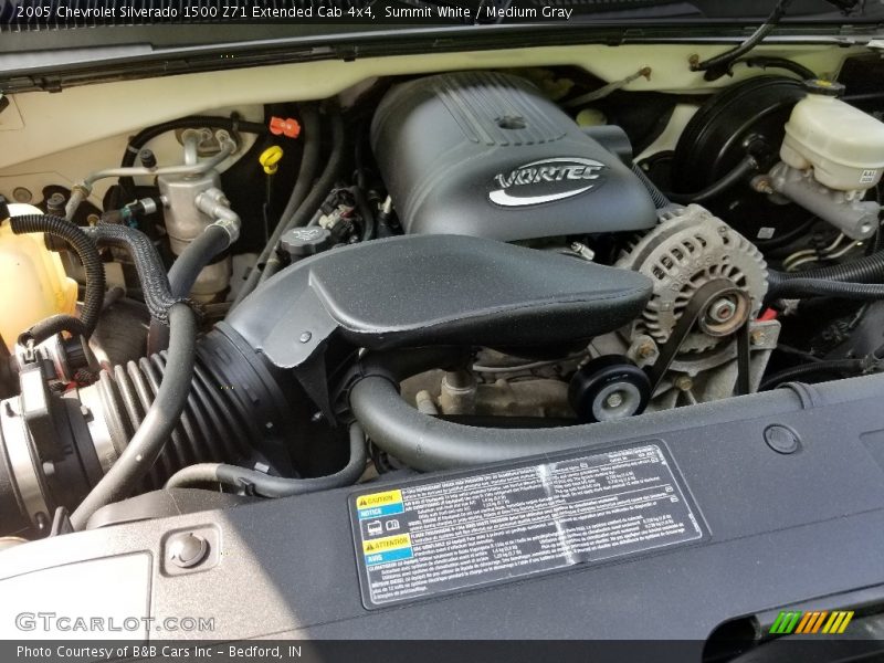 Summit White / Medium Gray 2005 Chevrolet Silverado 1500 Z71 Extended Cab 4x4