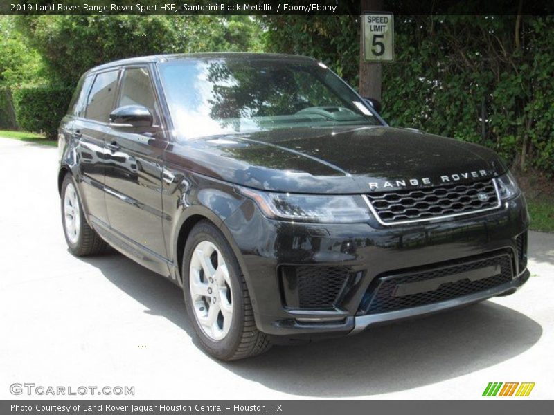 Santorini Black Metallic / Ebony/Ebony 2019 Land Rover Range Rover Sport HSE