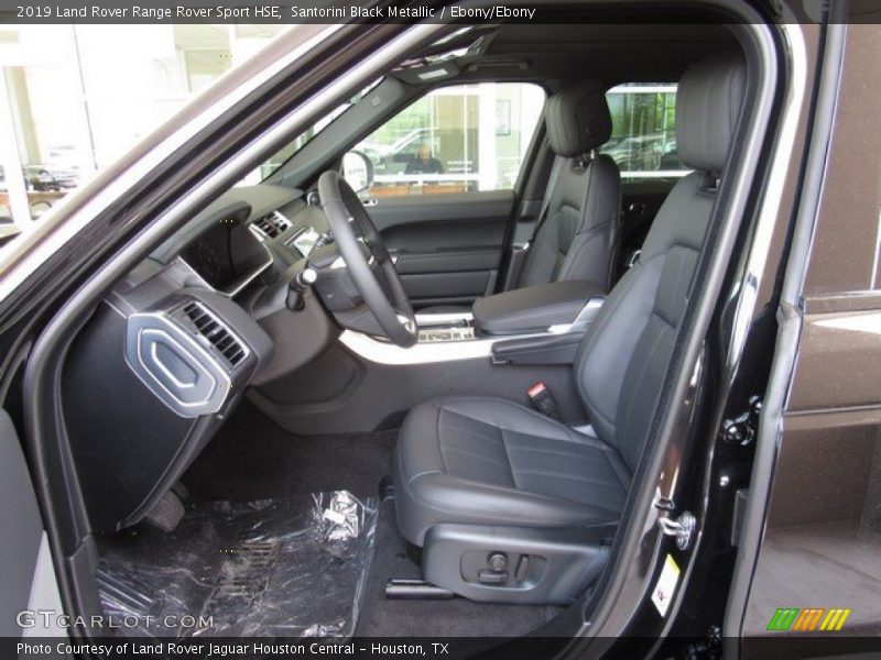 Front Seat of 2019 Range Rover Sport HSE