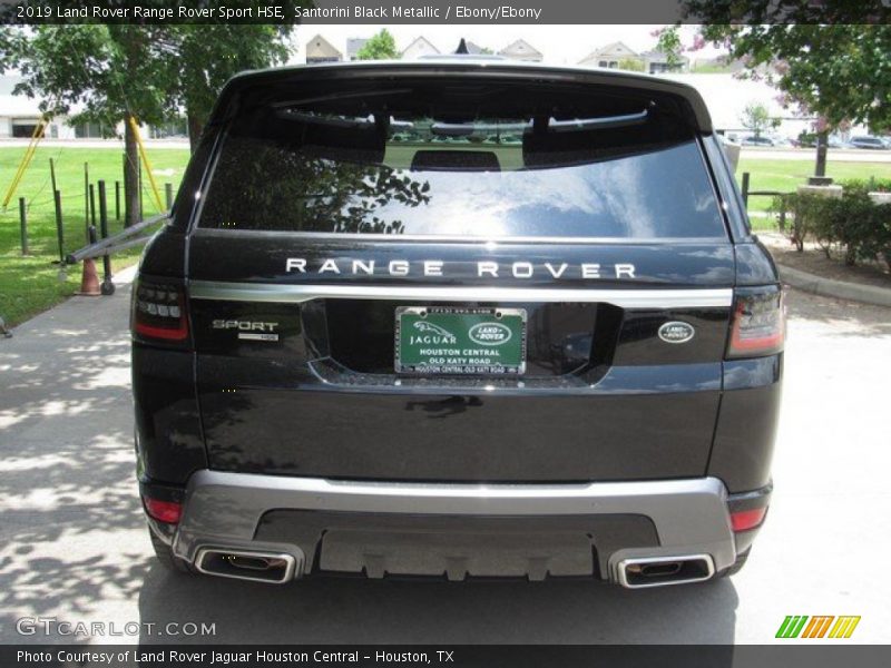 Santorini Black Metallic / Ebony/Ebony 2019 Land Rover Range Rover Sport HSE
