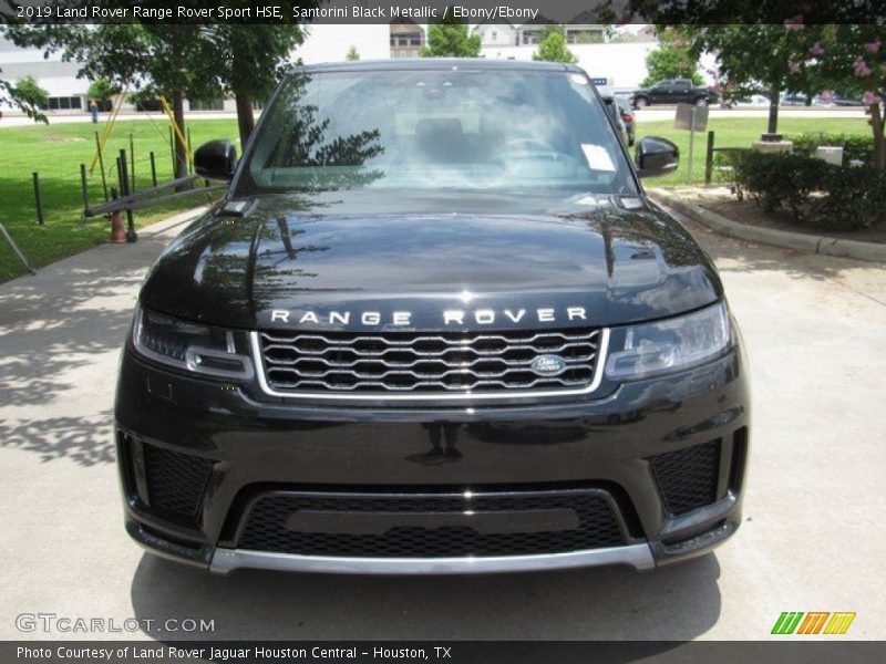 Santorini Black Metallic / Ebony/Ebony 2019 Land Rover Range Rover Sport HSE