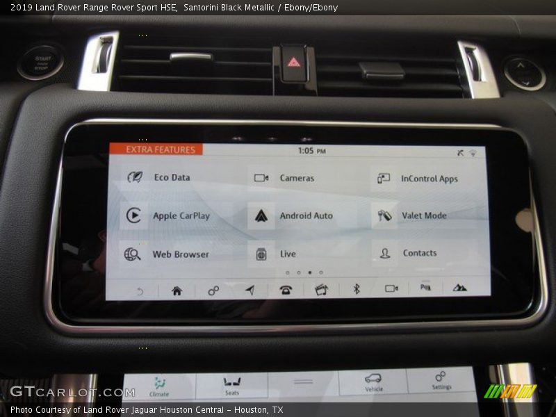 Santorini Black Metallic / Ebony/Ebony 2019 Land Rover Range Rover Sport HSE
