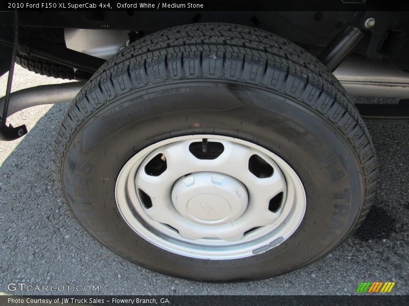 Oxford White / Medium Stone 2010 Ford F150 XL SuperCab 4x4