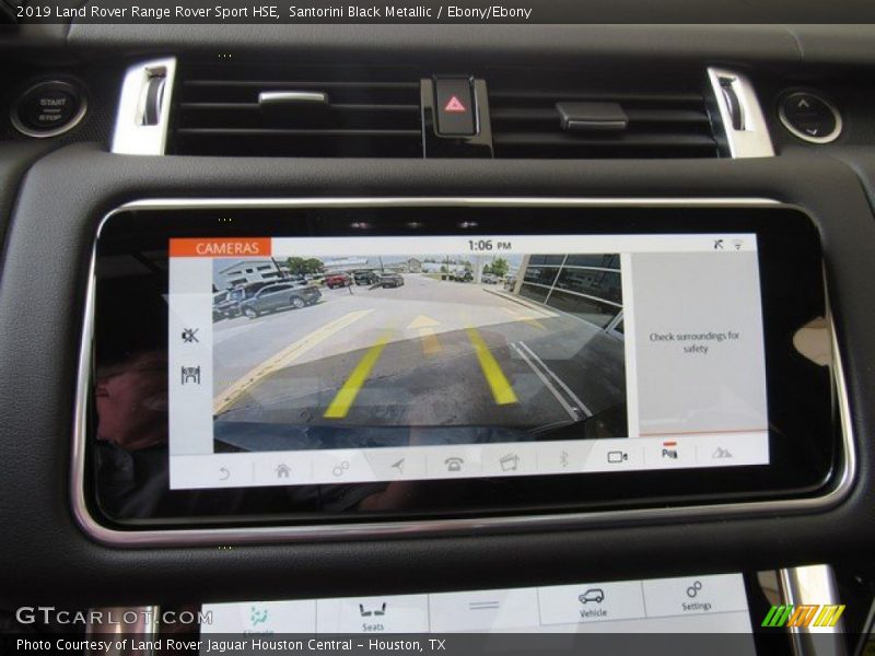 Santorini Black Metallic / Ebony/Ebony 2019 Land Rover Range Rover Sport HSE