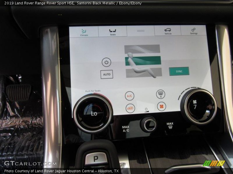 Santorini Black Metallic / Ebony/Ebony 2019 Land Rover Range Rover Sport HSE