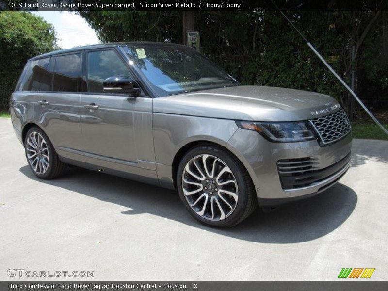 Silicon Silver Metallic / Ebony/Ebony 2019 Land Rover Range Rover Supercharged