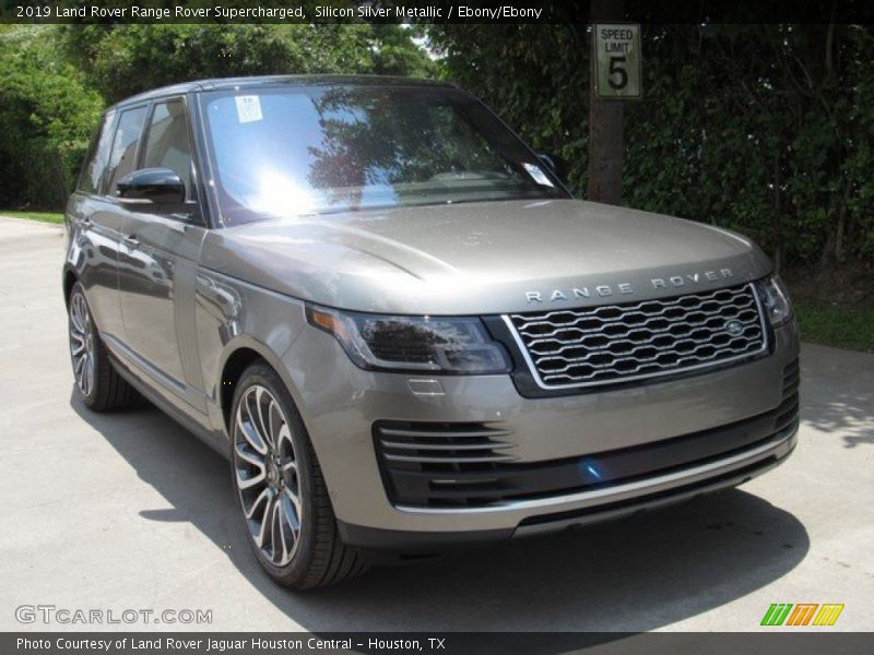 Silicon Silver Metallic / Ebony/Ebony 2019 Land Rover Range Rover Supercharged