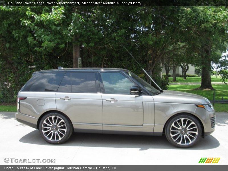 Silicon Silver Metallic / Ebony/Ebony 2019 Land Rover Range Rover Supercharged