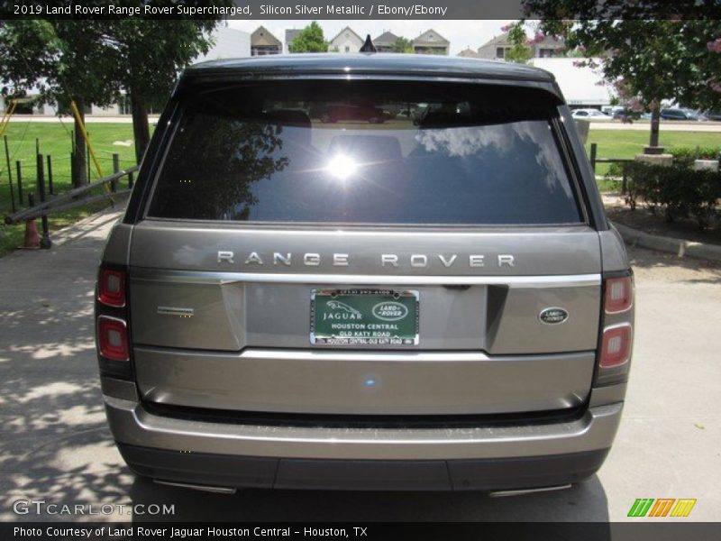 Silicon Silver Metallic / Ebony/Ebony 2019 Land Rover Range Rover Supercharged