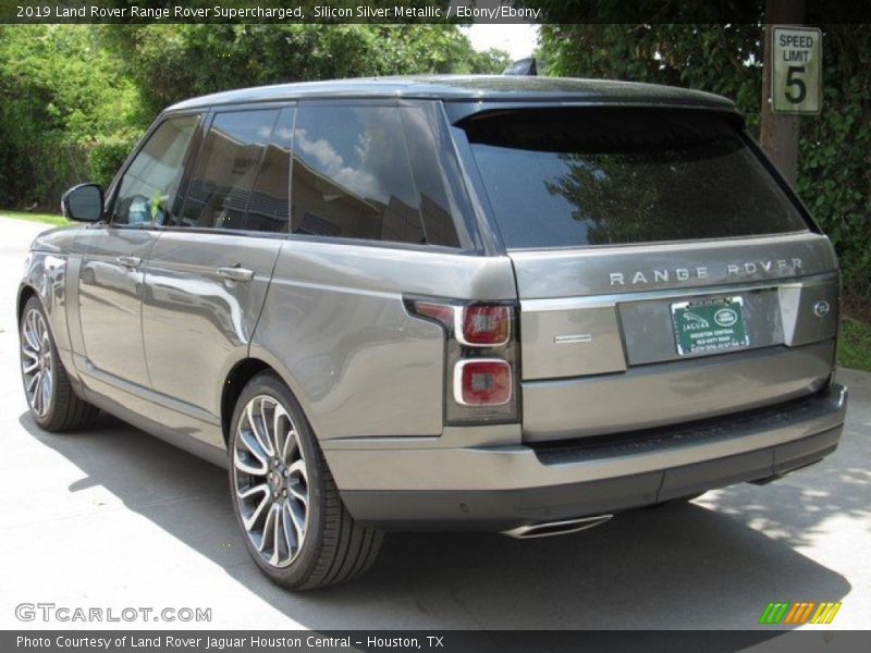 Silicon Silver Metallic / Ebony/Ebony 2019 Land Rover Range Rover Supercharged