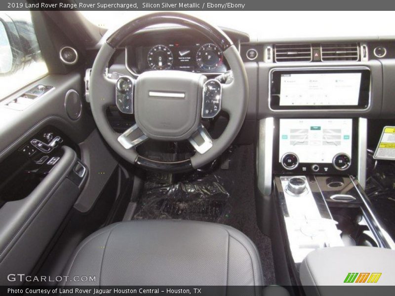 Silicon Silver Metallic / Ebony/Ebony 2019 Land Rover Range Rover Supercharged