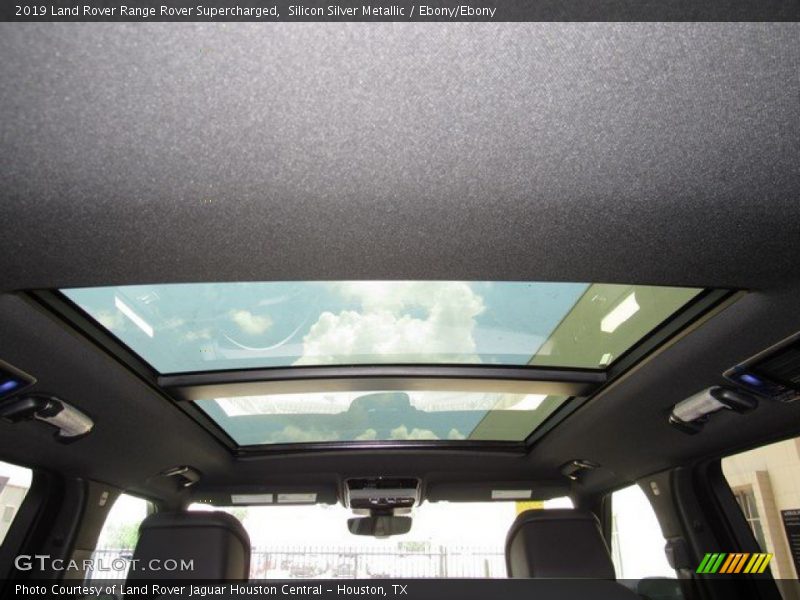 Silicon Silver Metallic / Ebony/Ebony 2019 Land Rover Range Rover Supercharged
