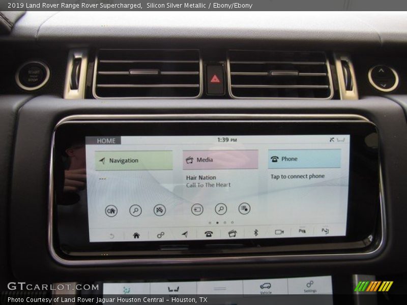 Silicon Silver Metallic / Ebony/Ebony 2019 Land Rover Range Rover Supercharged