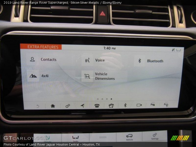Silicon Silver Metallic / Ebony/Ebony 2019 Land Rover Range Rover Supercharged