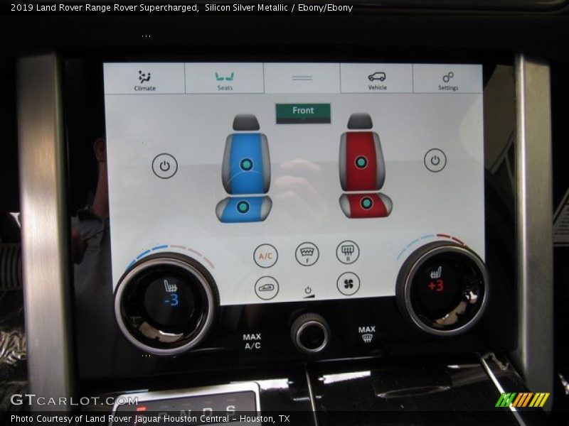 Silicon Silver Metallic / Ebony/Ebony 2019 Land Rover Range Rover Supercharged