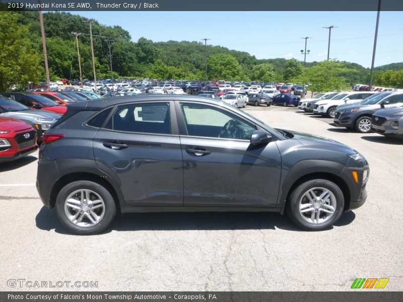 Thunder Gray / Black 2019 Hyundai Kona SE AWD