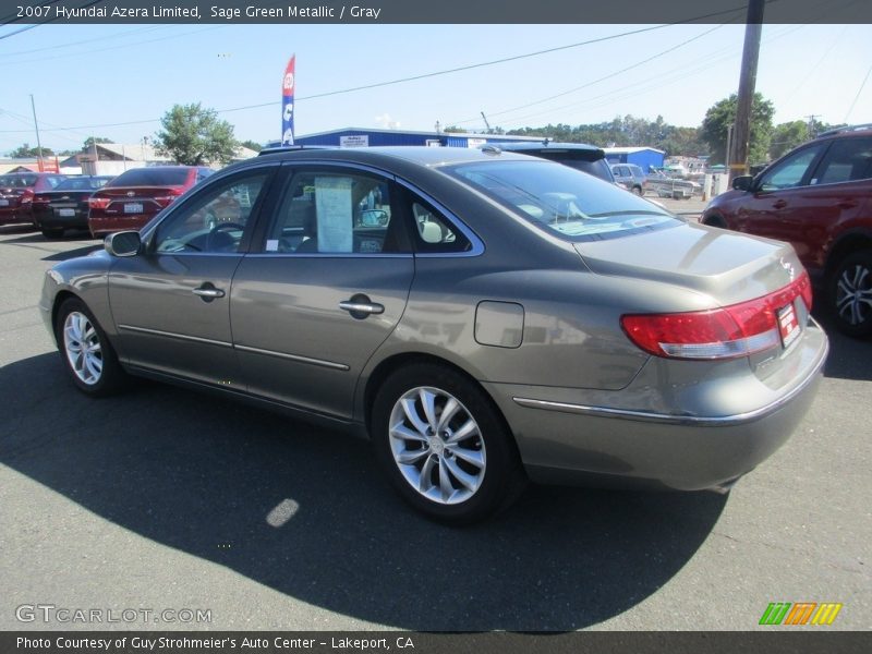 Sage Green Metallic / Gray 2007 Hyundai Azera Limited