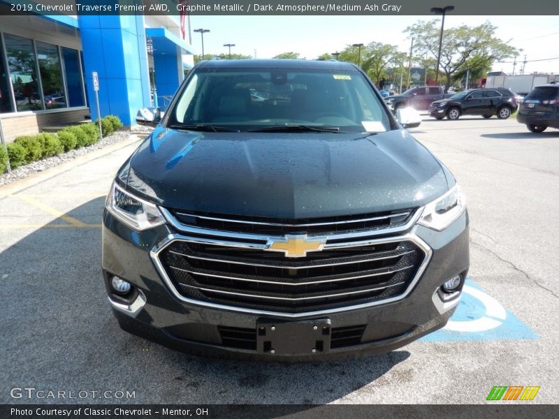 Graphite Metallic / Dark Atmosphere/Medium Ash Gray 2019 Chevrolet Traverse Premier AWD