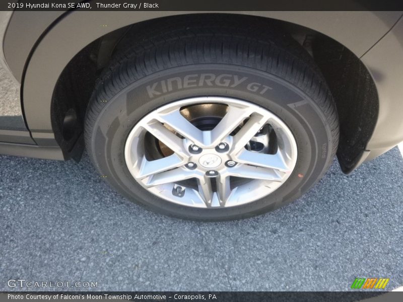 Thunder Gray / Black 2019 Hyundai Kona SE AWD