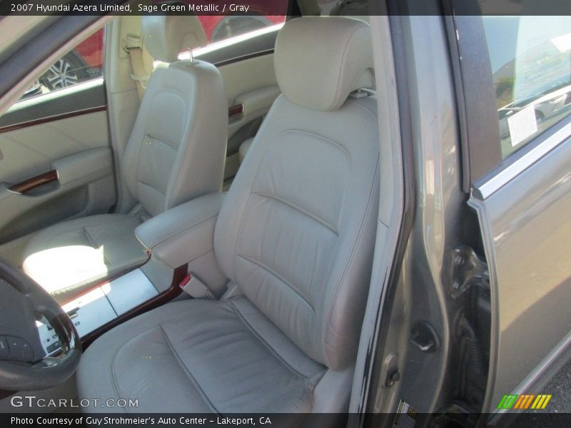 Sage Green Metallic / Gray 2007 Hyundai Azera Limited