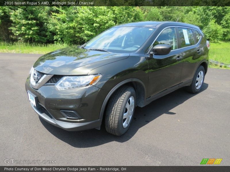 Midnight Jade / Charcoal 2016 Nissan Rogue S AWD