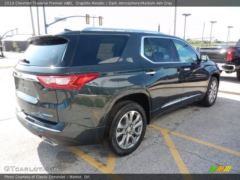 Graphite Metallic / Dark Atmosphere/Medium Ash Gray 2019 Chevrolet Traverse Premier AWD