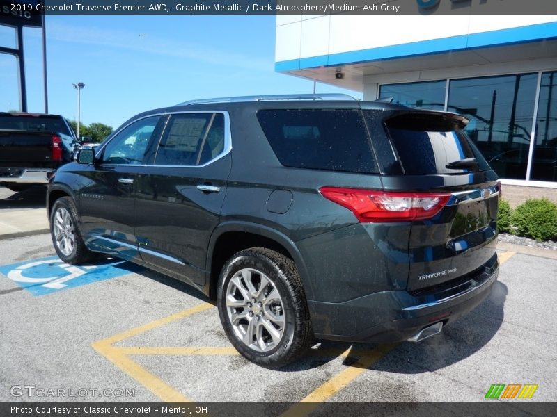 Graphite Metallic / Dark Atmosphere/Medium Ash Gray 2019 Chevrolet Traverse Premier AWD