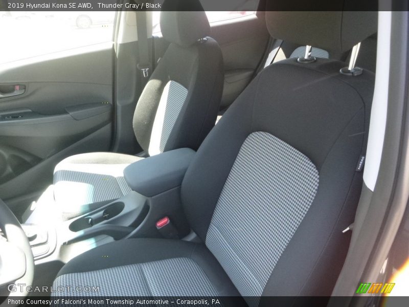 Thunder Gray / Black 2019 Hyundai Kona SE AWD