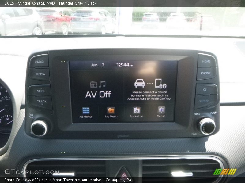 Thunder Gray / Black 2019 Hyundai Kona SE AWD